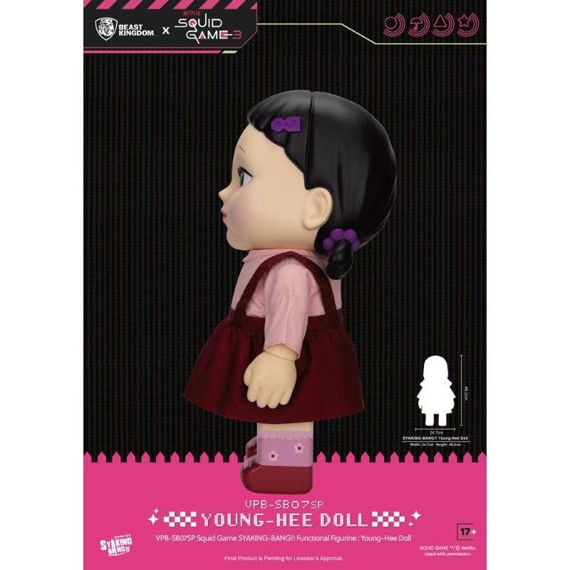 Squid Game Syaking Bang Young-Hee Doll Season 3 Beast Kingdom