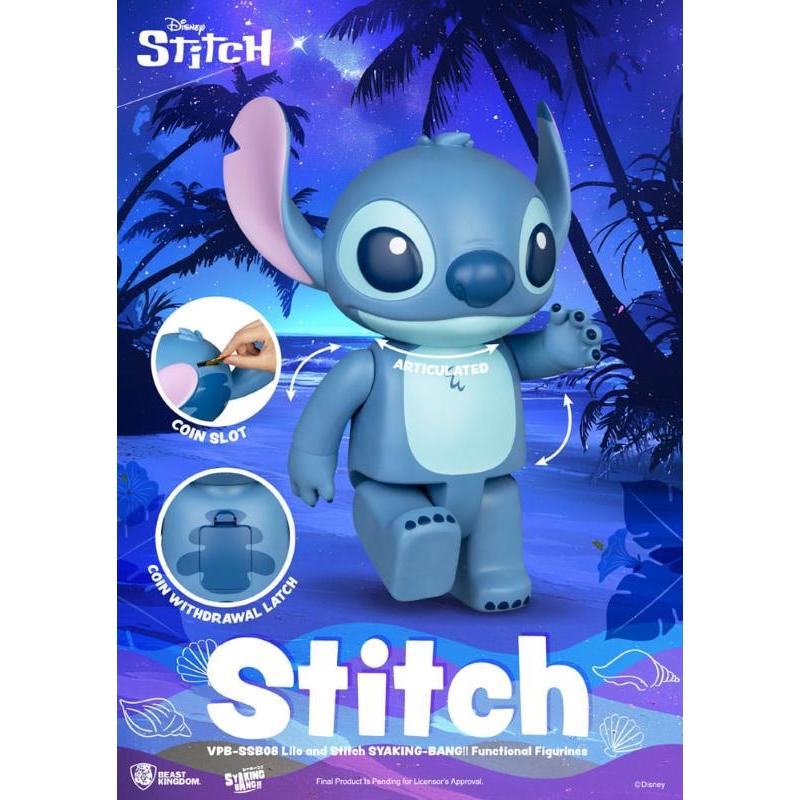 Lilo & Stitch Syaking-Bang Piggy Bank Stitch Beast Kingdom