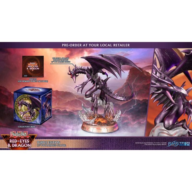 Yu-Gi-Oh! Red-Eyes Black Dragon Purple Edition First 4 Figures (F4F)