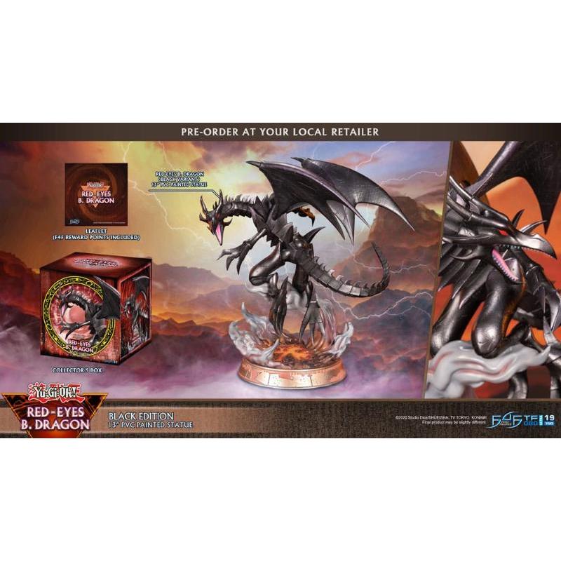 Yu-Gi-Oh! Red-Eyes Black Dragon Black Edition First 4 Figures (F4F)
