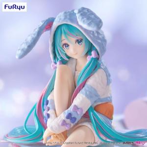 Hatsune Miku Noodle Stopper Rabbit Ear Hood Pajama Blue Color Ver. Furyu
