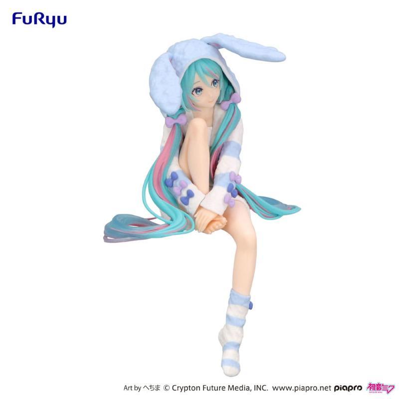 Hatsune Miku Noodle Stopper Rabbit Ear Hood Pajama Blue Color Ver. Furyu