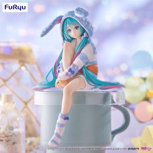 Hatsune Miku Noodle Stopper Rabbit Ear Hood Pajama Blue Color Ver. Furyu