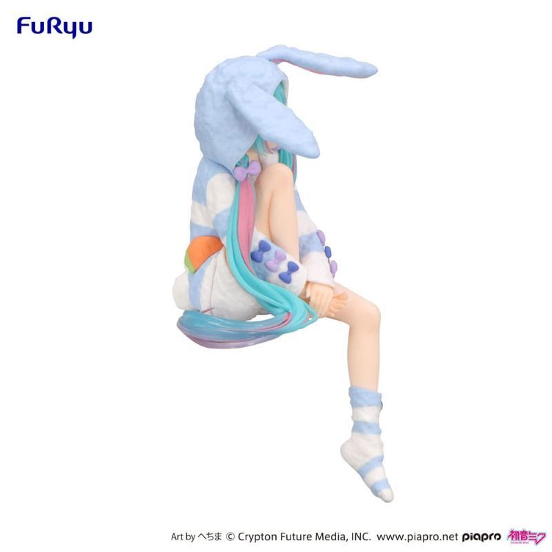 Hatsune Miku Noodle Stopper Rabbit Ear Hood Pajama Blue Color Ver. Furyu
