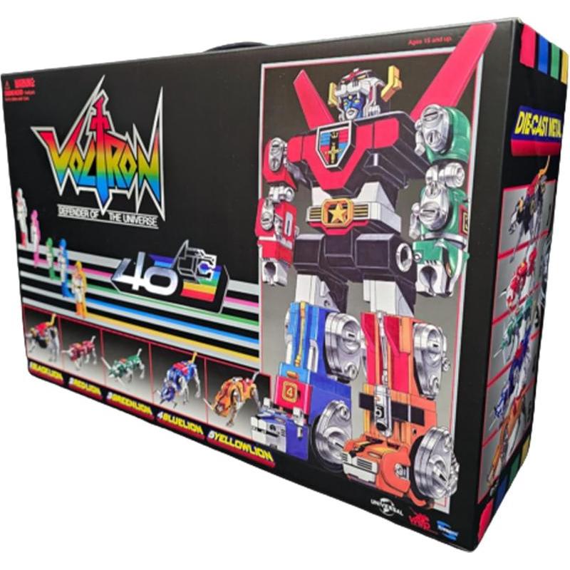 Voltron: Defender Of The Universe 40th Anniversary Collector Set Toynami
