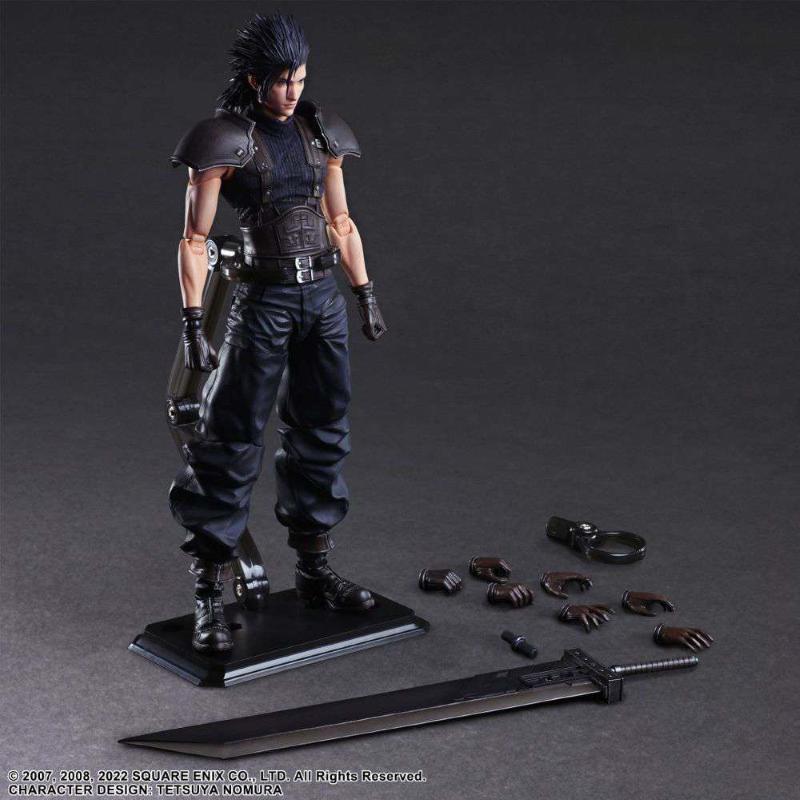 Final Fantasy VII Crisis Core Reunion Play Arts Kai Zack Fair Soldier 1St Class