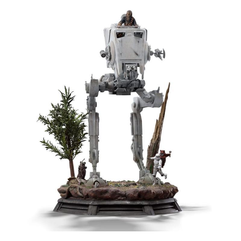 Star Wars Demi Art Scale 1/20 AT-ST and Chewbacca Iron Studios
