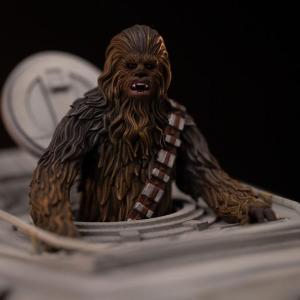 Star Wars Demi Art Scale 1/20 AT-ST and Chewbacca Iron Studios