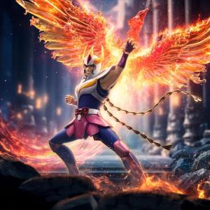 Saint Seiya Deluxe Art Scale 1/10 Phoenix Ikki Iron Studios
