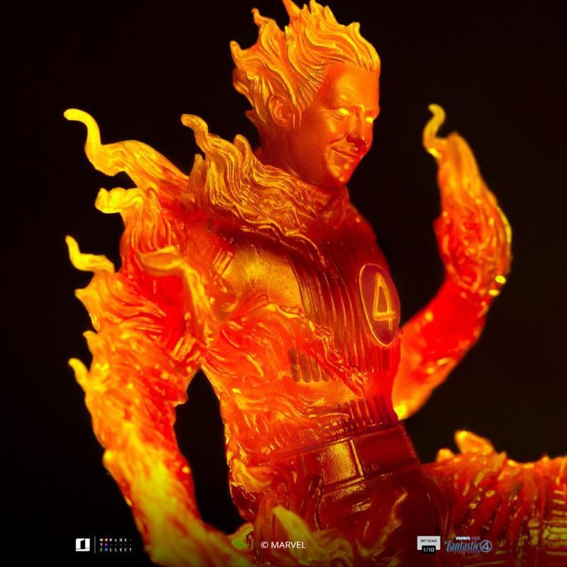 Fantastic Four Art Scale 1/10 Human Torch Iron Studios