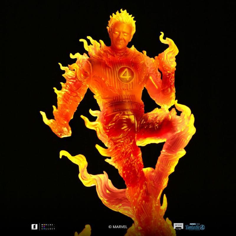 Fantastic Four Art Scale 1/10 Human Torch Iron Studios