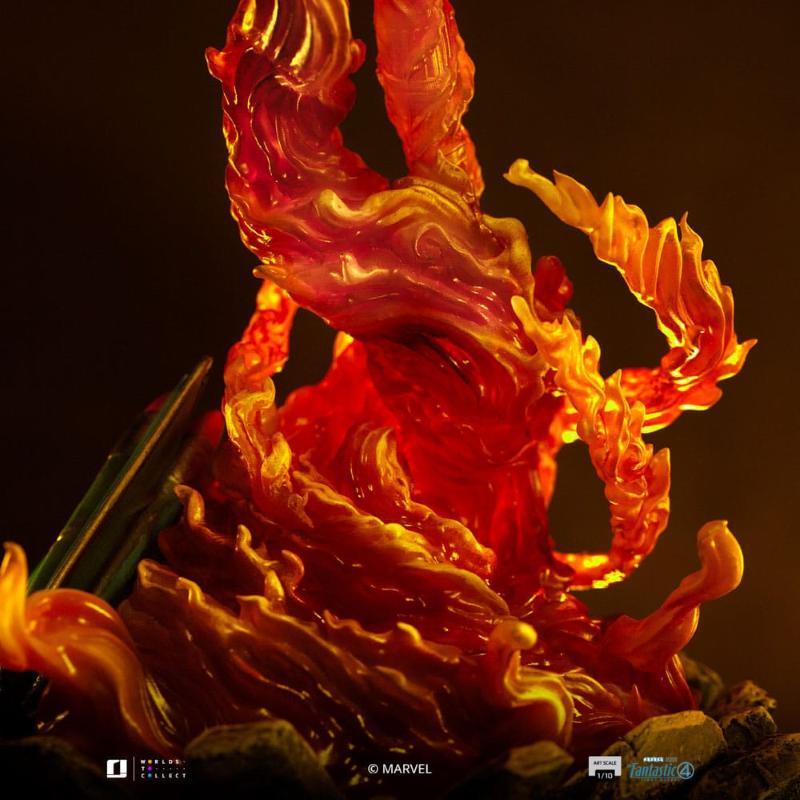 Fantastic Four Art Scale 1/10 Human Torch Iron Studios