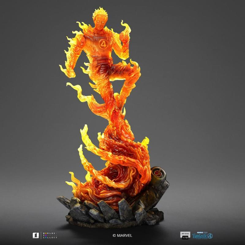 Fantastic Four Art Scale 1/10 Human Torch Iron Studios
