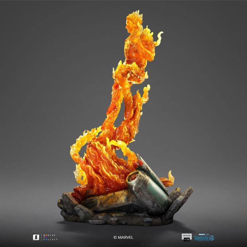Fantastic Four Art Scale 1/10 Human Torch Iron Studios