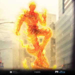 Fantastic Four Art Scale 1/10 Human Torch Iron Studios