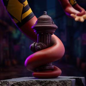 DC Comics Art Scale 1/10 Plastic Man Iron Studios