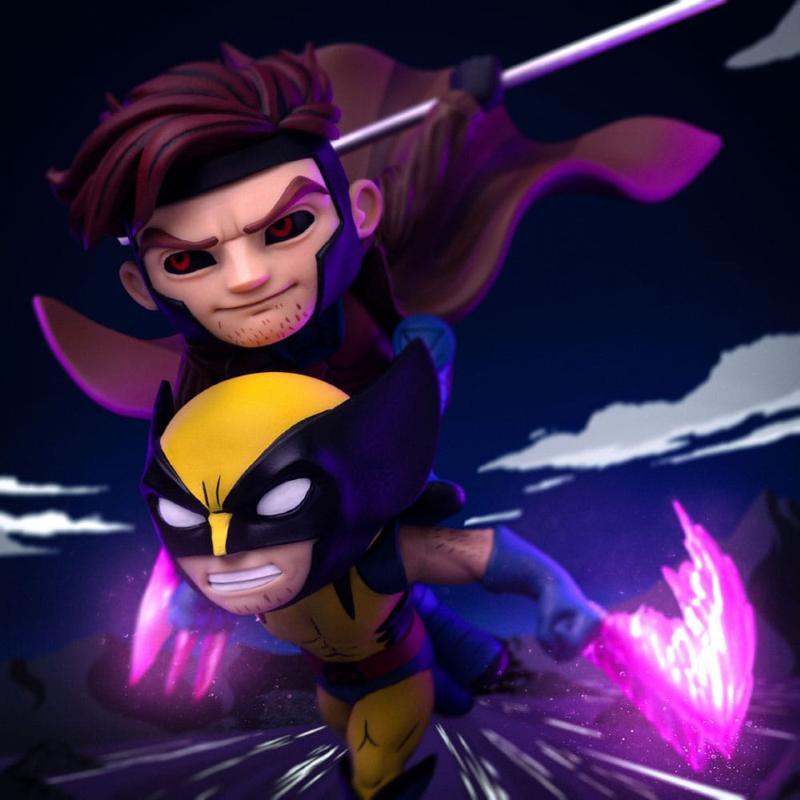 Marvel X-Men 97 Mini Co. Gambit and Wolverine Iron Studios