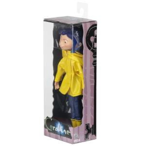 Coraline in Yellow Raincoat & Boots Bendy Doll Neca