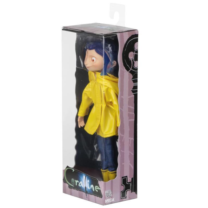 Coraline in Yellow Raincoat & Boots Bendy Doll Neca
