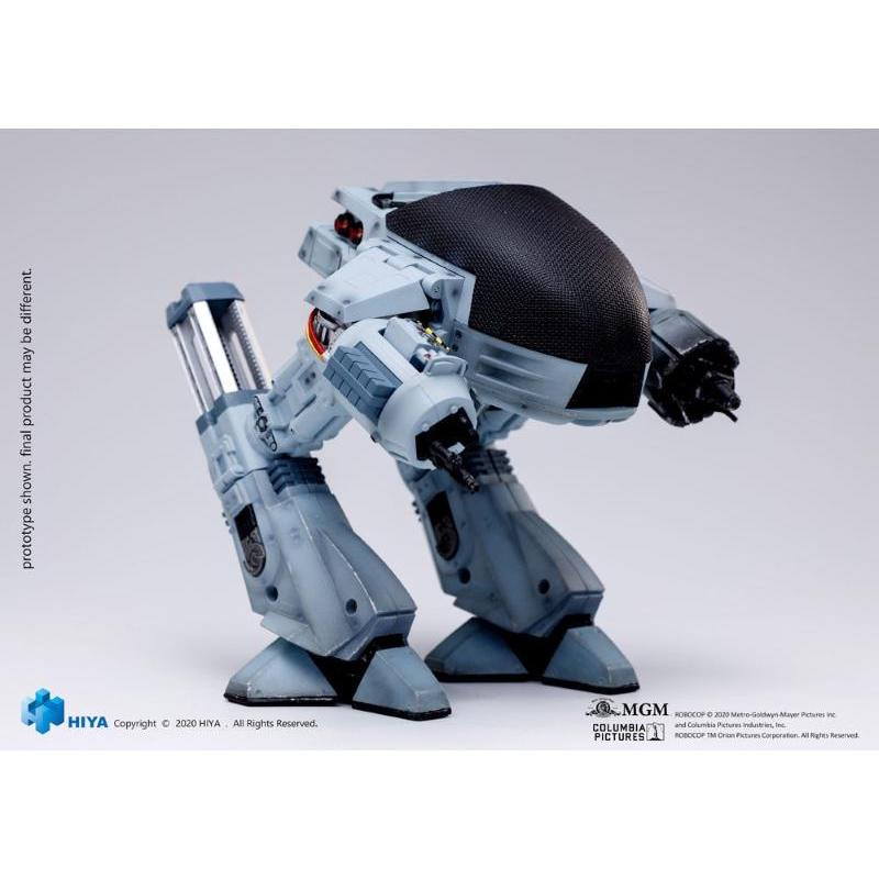 Robocop Exquisite Mini with Sound Feature 1/18 Battle Damaged ED209 Hiya Toys
