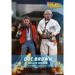 Back To The Future Movie Masterpiece 1/6 Doc Brown Deluxe Version Hot Toys