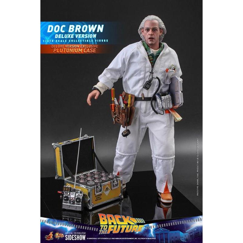 Back To The Future Movie Masterpiece 1/6 Doc Brown Deluxe Version Hot Toys