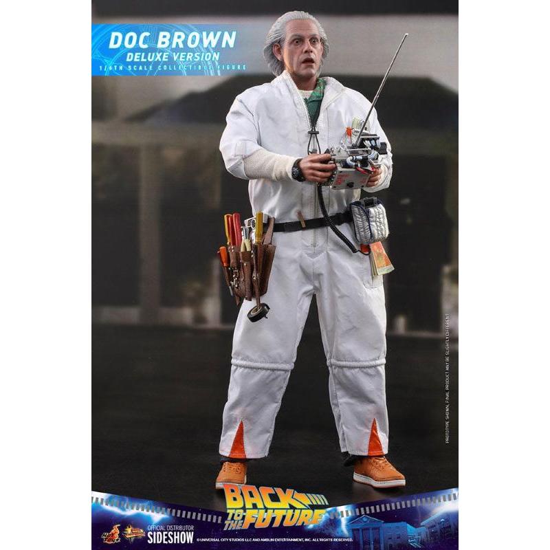 Back To The Future Movie Masterpiece 1/6 Doc Brown Deluxe Version Hot Toys