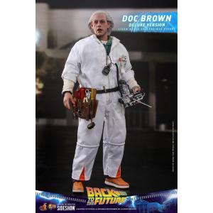 Back To The Future Movie Masterpiece 1/6 Doc Brown Deluxe Version Hot Toys
