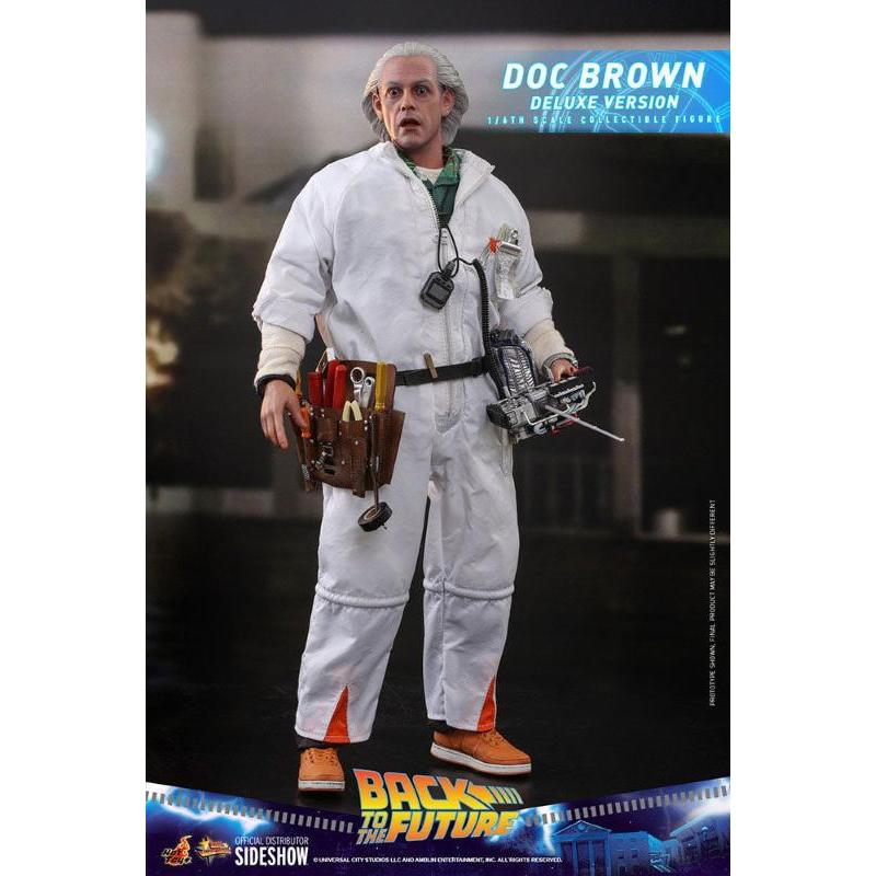 Back To The Future Movie Masterpiece 1/6 Doc Brown Deluxe Version Hot Toys