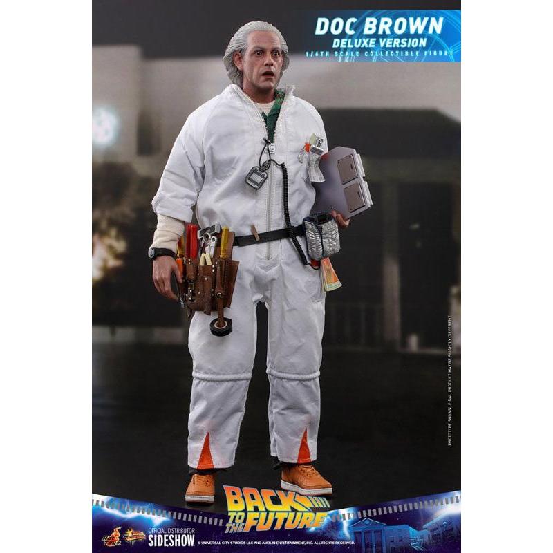 Back To The Future Movie Masterpiece 1/6 Doc Brown Deluxe Version Hot Toys