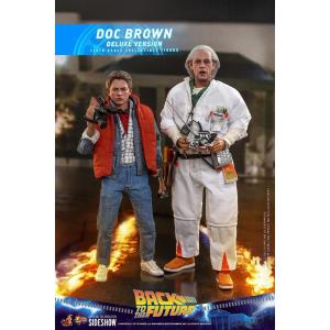 Back To The Future Movie Masterpiece 1/6 Doc Brown Deluxe Version Hot Toys