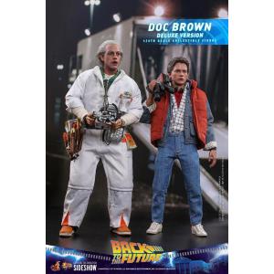 Back To The Future Movie Masterpiece 1/6 Doc Brown Deluxe Version Hot Toys