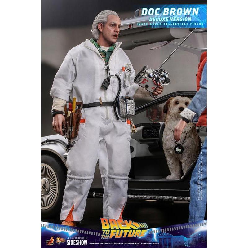 Back To The Future Movie Masterpiece 1/6 Doc Brown Deluxe Version Hot Toys