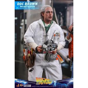 Back To The Future Movie Masterpiece 1/6 Doc Brown Deluxe Version Hot Toys