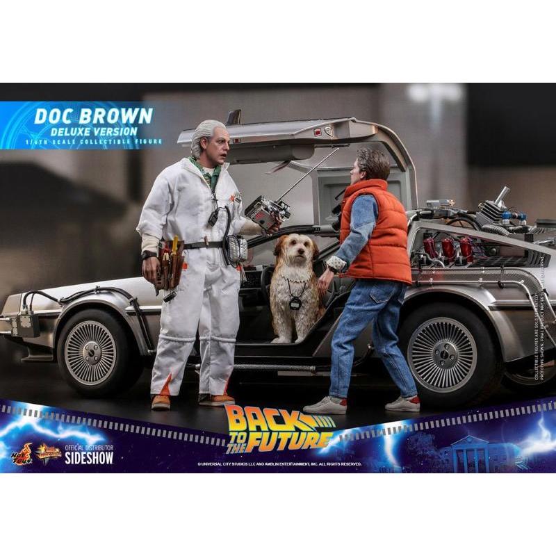 Back To The Future Movie Masterpiece 1/6 Doc Brown Deluxe Version Hot Toys