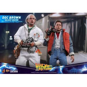 Back To The Future Movie Masterpiece 1/6 Doc Brown Deluxe Version Hot Toys