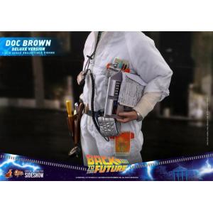 Back To The Future Movie Masterpiece 1/6 Doc Brown Deluxe Version Hot Toys