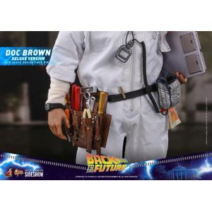 Back To The Future Movie Masterpiece 1/6 Doc Brown Deluxe Version Hot Toys