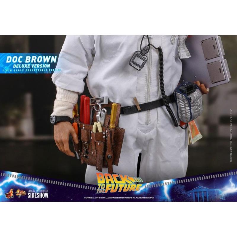Back To The Future Movie Masterpiece 1/6 Doc Brown Deluxe Version Hot Toys