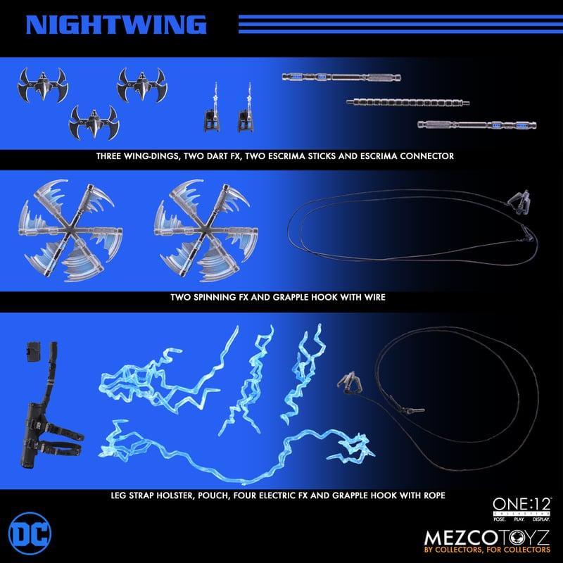 DC Comics One:12 Collective 1/12 Nightwing Mezco Toyz