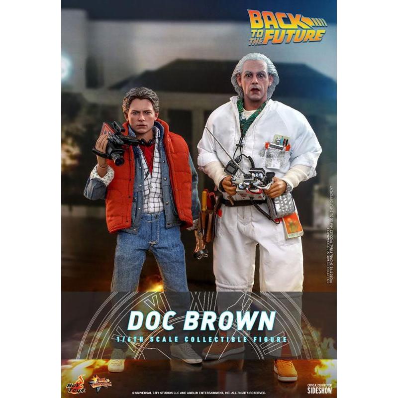 Back To The Future Movie Masterpiece 1/6 Doc Brown Collector Edition Hot Toys