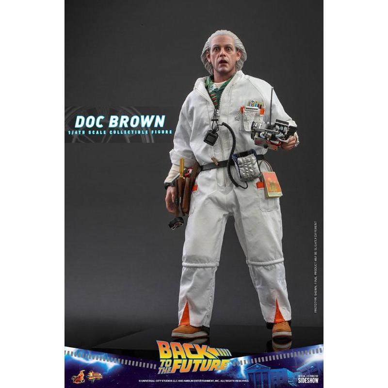 Back To The Future Movie Masterpiece 1/6 Doc Brown Collector Edition Hot Toys