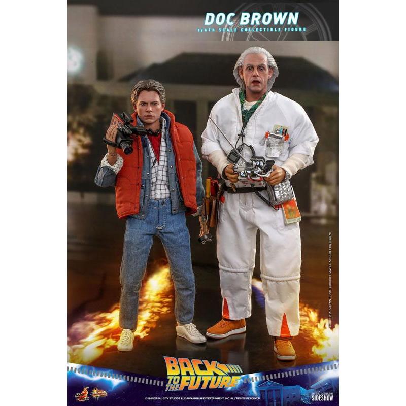 Back To The Future Movie Masterpiece 1/6 Doc Brown Collector Edition Hot Toys