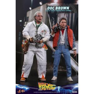 Back To The Future Movie Masterpiece 1/6 Doc Brown Collector Edition Hot Toys