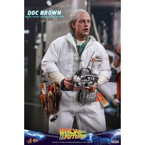 Back To The Future Movie Masterpiece 1/6 Doc Brown Collector Edition Hot Toys