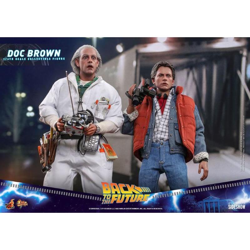 Back To The Future Movie Masterpiece 1/6 Doc Brown Collector Edition Hot Toys