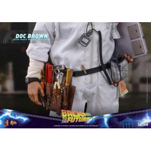 Back To The Future Movie Masterpiece 1/6 Doc Brown Collector Edition Hot Toys