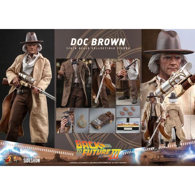 Back To The Future Movie Masterpiece 1/6 Doc Brown Hot Toys