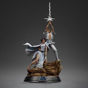 Star Wars Art Scale 1/10 Luke and Leia Iron Studios