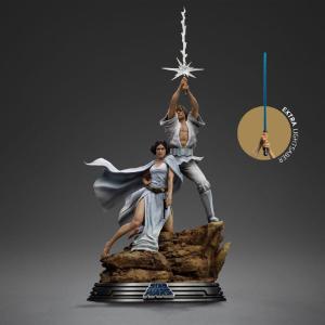 Star Wars Art Scale 1/10 Luke and Leia Iron Studios